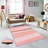 Stylish Woven Carpet, 5.6 x 7.5 Feet, 100% Polyester, 0.3 in Pile Height | Antibacterial, Non-Slip PVC Felt Dot Underside, Machine Washable | 3D Digital Printing, Durable & Easy to Maintain - Perfect for Any Room-1873431865