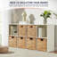 Ensemble de 8 paniers de rangement en forme de jacinthe d'eau Ornavo Home-201563964