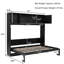 Lit escamotable double avec rangement-222213418