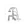 2 Handle Bathroom Clawfoot Tub Faucet with Diverter