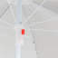Harbour Housewares - Metal Beach Parasol & Base - 1.74 x 1.93m-79515941