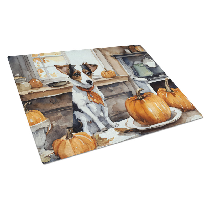 Planche à découper en verre Jack Russell Terrier