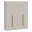 Temar 4 Door Manufactured Wood Wardrobe