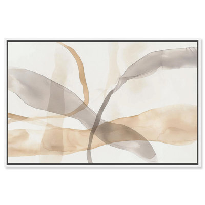 Flowing Nexus II Living Room Art Canvas Print by Art Remedy