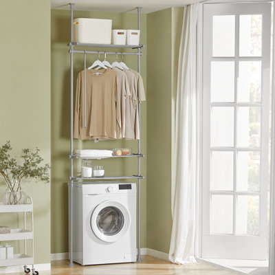 Adjustable Industrial Pipe Clothing Rack