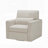 Darrielle 35" Modern & Contemporary Swivel Armchair with Boucle Fabric Upholstery, 360-Degree Swivel, Foam over Pocket Coils