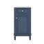 Meuble-lavabo de salle de bain avec lavabo en céramique, porte à fermeture douce, tablette réglable-670833629