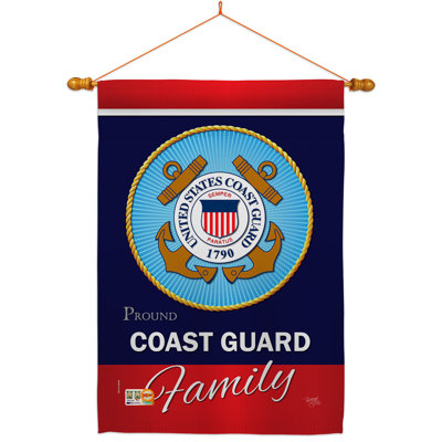 Double Sided 40 in. H x 28 in. W Polyester Flag set
