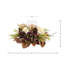 Fall Candleholder Centerpiece with Hydrangeas, Astilbe, and Pinecones-1118990773