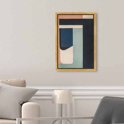 Eternal Shores Canvas Abstract Print by Oliver Gal, Black Frame, 10 x 15