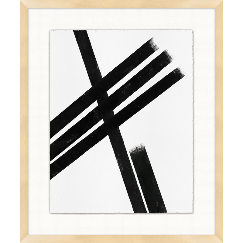 Junction 4 par Mat Sanders - Peinture encadrée sur papier