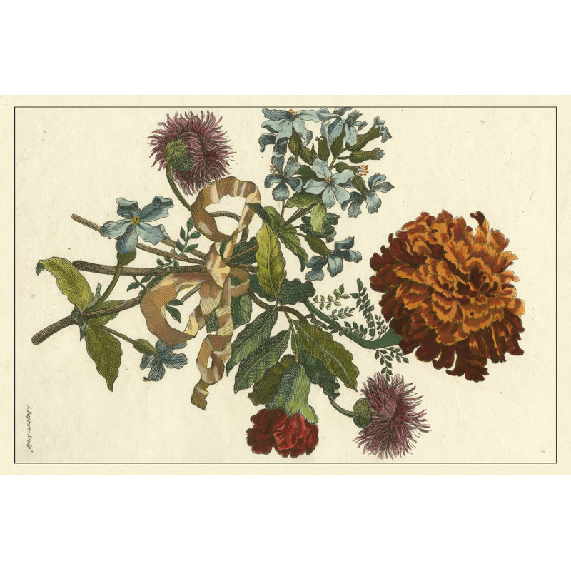 Floral Posy III by Ferrari - Wrapped Canvas Painting, 76cm H x 51cm W