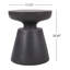 Table d'appoint d'extérieur en béton-117628030