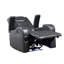 Fauteuil inclinable électrique gris foncé avec Bluetooth-1318623872