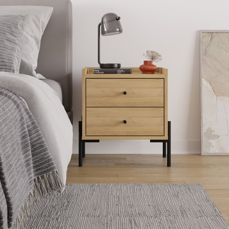 Table de chevet Embree, Brun