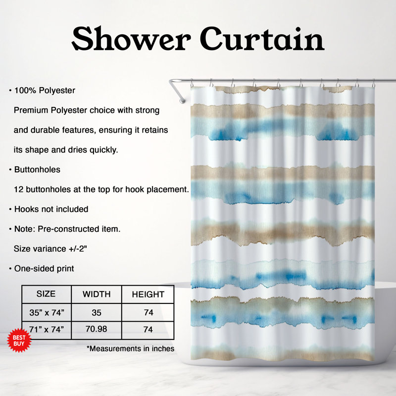 Small Teddy - Premium Shower Curtain, 74" H x 71" W