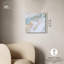 Sandy Mirage, toile d'art abstrait bleu par Art Remedy-115149919-115149914