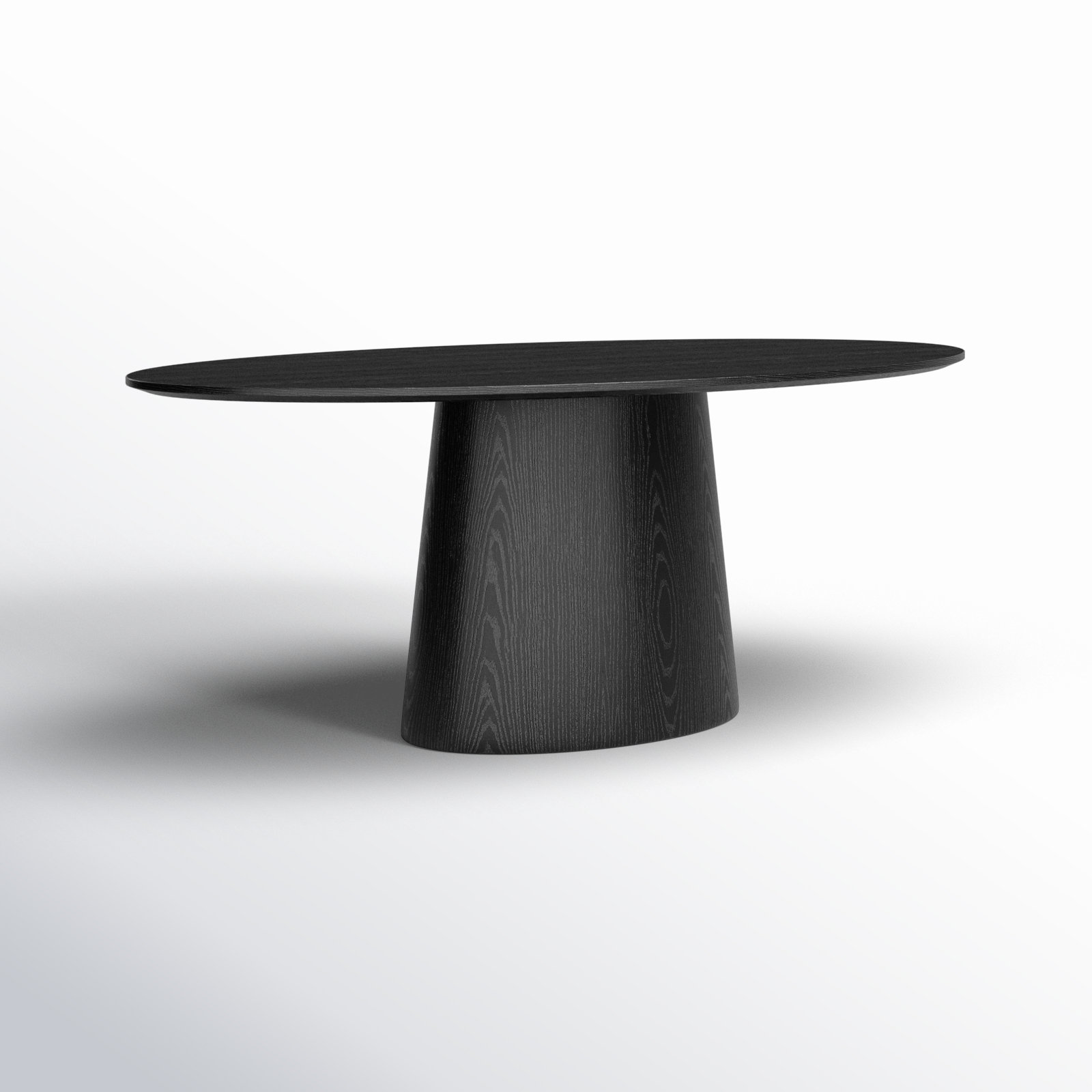 Adara 79" Dining Table, Matte Black