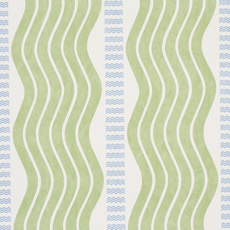 Sina Stripe Wallpaper, Green
