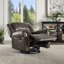 Fauteuil inclinable pivotant en microfibre Doniphan-1422215855