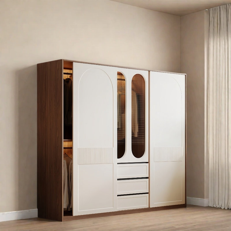 Garde-robe simple à pousser, H 78,74 po x l 70,87 po x P 23,62 po