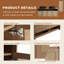 Bathroom Vanity With Sink And Side Cabinet, Bathroom Cabinet With Soft Close Door And Float Mounting Design
