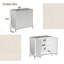 Armoire moderne à 2 portes ultrabrillante avec pieds en métal thermolaqué, élégante et fonctionnelle pour toute pièce