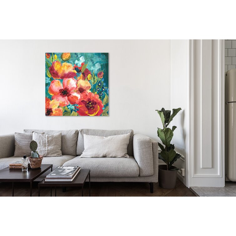 Red Barrel Studio® Rainbow Garden II On Canvas Print & Reviews | Wayfair