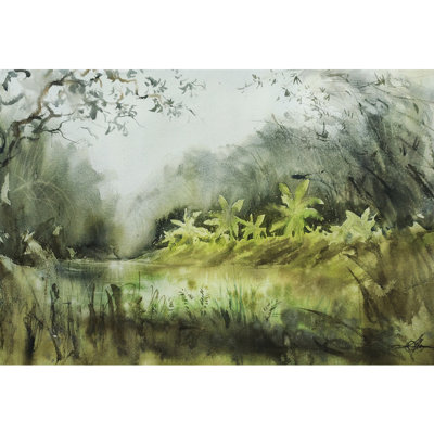 Reflections Of Nature | Loose Watercolor Painting | By Achintya Hazra