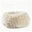 Pouf poire en fausse fourrure blanche, de style moderne, garni de mousse souple, idéal pour le salon ou la chambre.