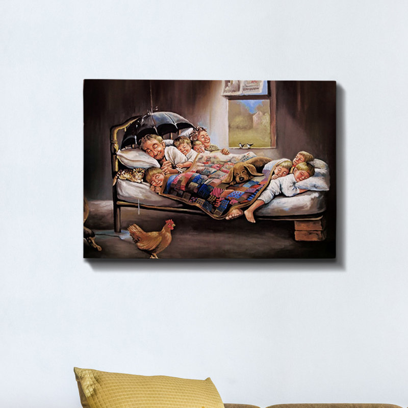 Peinture sur toile tendue