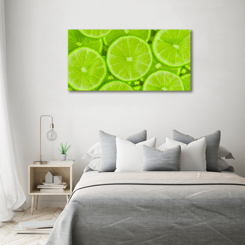 Limes 1 Piece Wrapped Canvas Wall Art