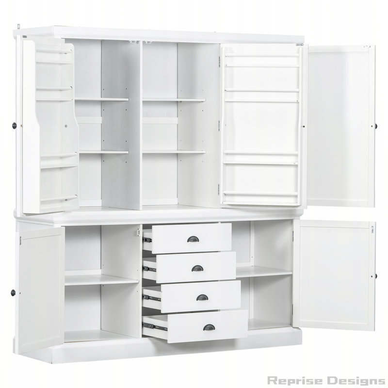 Armoire de cuisine 73 po, Blanc