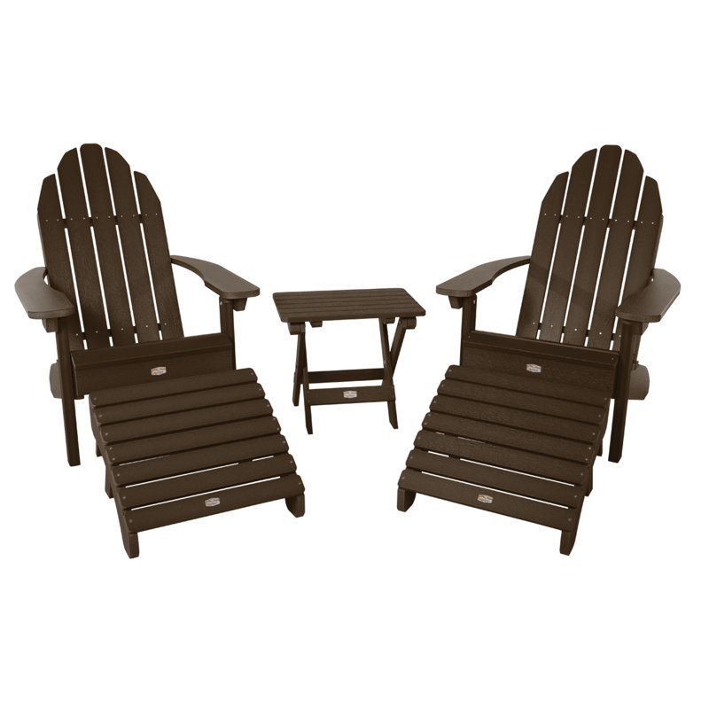 Mountain Bluff Adirondack Chair with Ottoman, Canyon