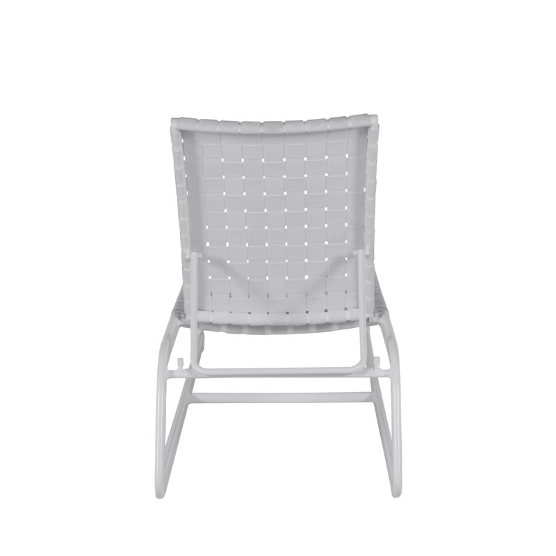 Catalina Chaise Lounge, Chalk/White