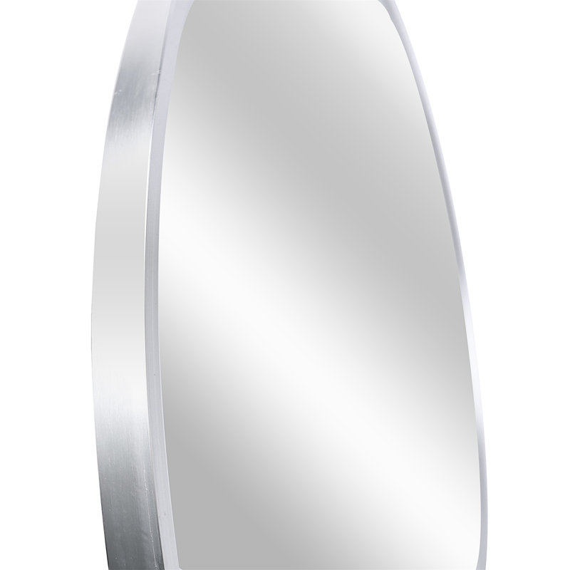Miroir de salle de bain Akeela, 42 po x 42 po, Argent