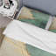 Ensemble de housse de couette peinture abstraite or et vert Fusion II-107147754