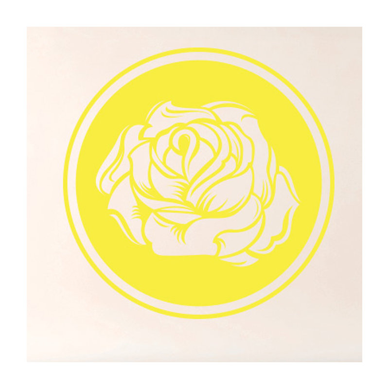 Plants & Flowers Wall Decal, Bright Yellow