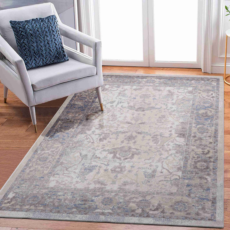 Collection Traditional Non-Shedding Living Room Bedroom Dining Home Office Stylish And Stain Resistant Area Rug