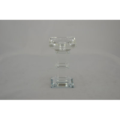 8.5'' H Crystal Tabletop Candlestick