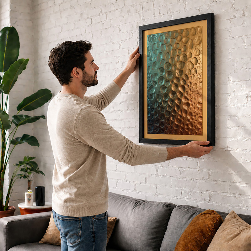 Gradient Scales Abstract - Print, Black, A4 - 29.7 x 21.0 cm