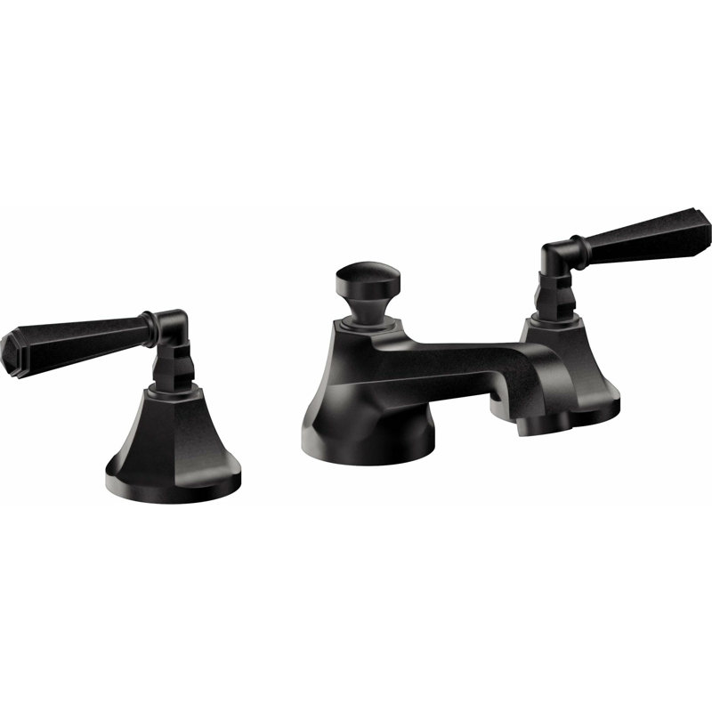 Monterey 8" Widespread Lavatory Faucet, Matte Black