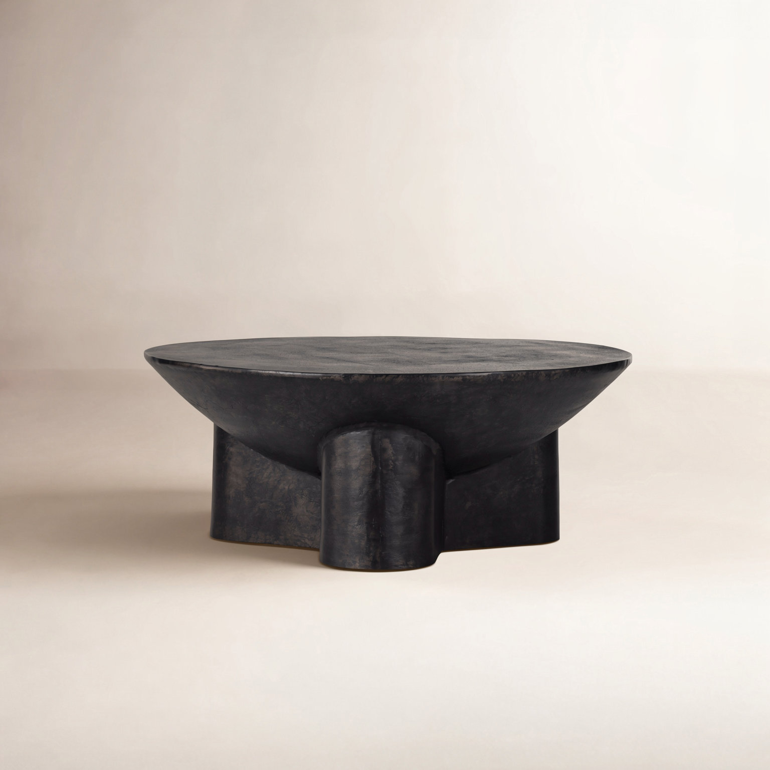 Single Coffee Table, 15.25" H x 36" L x 36" W