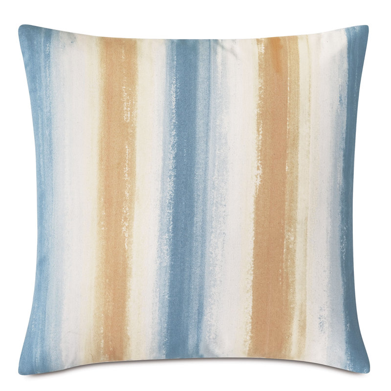Palmetto Square Indoor/Outdoor Pillow Cover & Insert, Blue