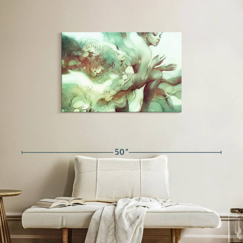Leisha Lady Flood, 24" H x 36" W