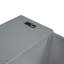 Lit de jour gris simple avec rangement pour accessoires pour cheveux, lit gigogne - Structure en bois robuste-1688208680