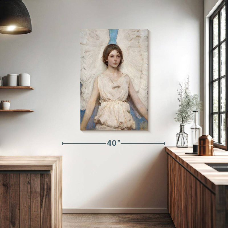 Ange Leisha, 1887, H 39 po x l 26 po