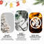 Arbre de Noël artificiel floqué pré-éclairé avec 450 lumières incandescentes blanc chaud, 2225 pointes, pin enneigé PE + PVC avec branches à mémoire de forme partielle, support en métal pliable pour les fêtes-664117413
