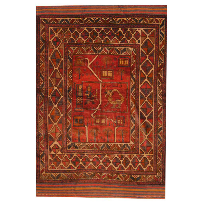 Tapis rouille Felisha