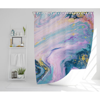 Kerwin Polyester Shower Curtain Set